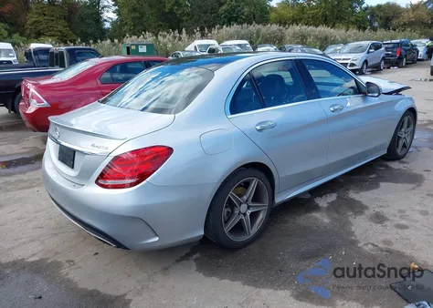 2016 Mercedes-Benz C 300 Sport 4Matic from USA, damaged, VIN 55SWF4KB3GU137751